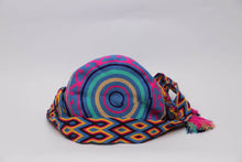 Load image into Gallery viewer, Mochila Trueblue Multicolor Cotton Blend Hobo Bag Bottom
