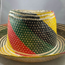 Load image into Gallery viewer, Yellow Black Green Wayuu Hat
