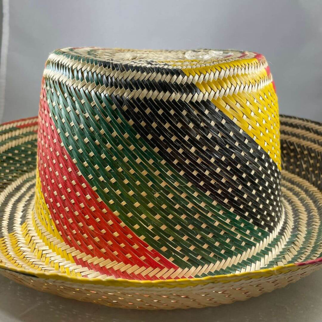 Yellow Black Green Wayuu Hat